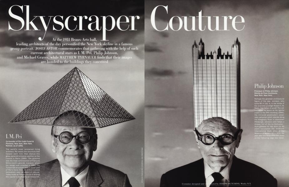 Skyscraper Couture | Vanity Fair | July 1996