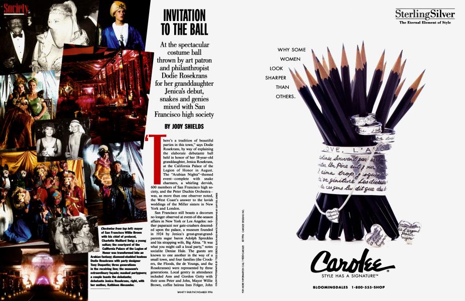 INVITATION TO THE BALL | Vanity Fair | November 1996