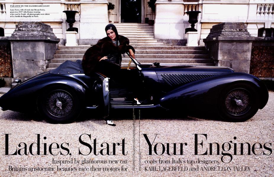 Ladies, Start Your Engines | Vanity Fair | December 1996