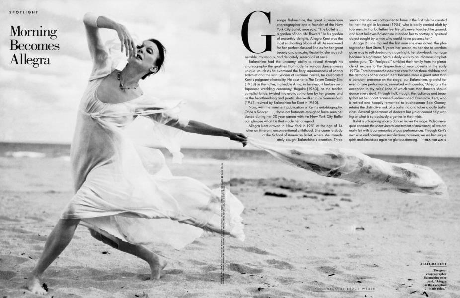 Morning Becomes Allegra | Vanity Fair | February 1997