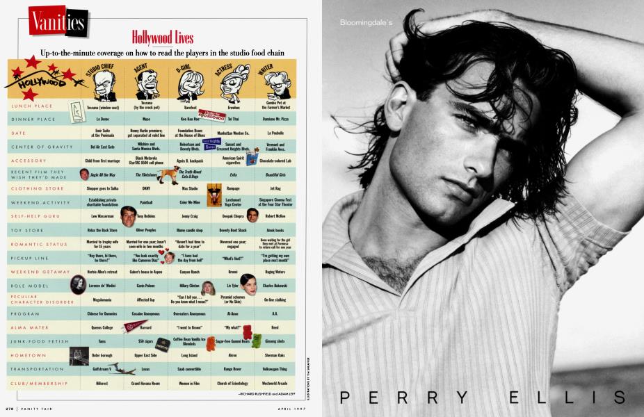 Hollywood Lives | Vanity Fair | April 1997