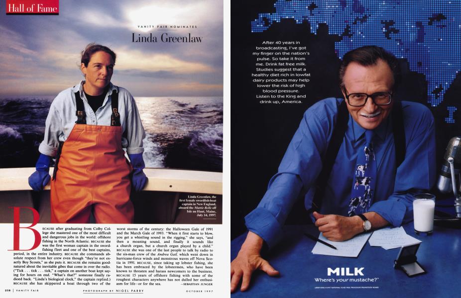 VANITY FAIR NOMINATES Linda Greenlaw | Vanity Fair | October 1997