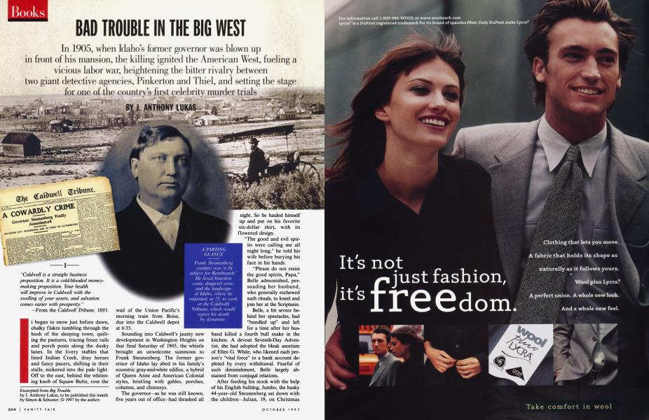 BAD TROUBLE IN THE BIG WEST | Vanity Fair | October 1997