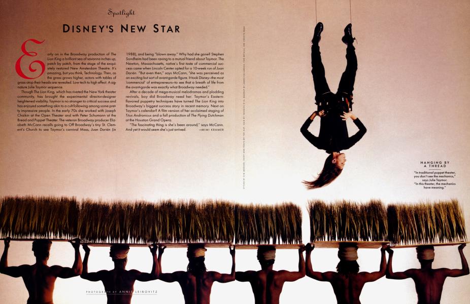 DISNEY'S NEW STAR | Vanity Fair | February 1998