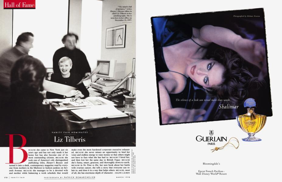 VANITY FAIR NOMINATES Liz Tilberis | Vanity Fair | March 1998