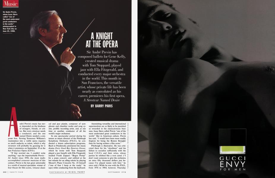 A KNIGHT AT THE OPERA | Vanity Fair | September 1998