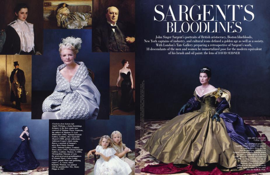 SARGENT'S BLOODLINES | Vanity Fair | November 1998
