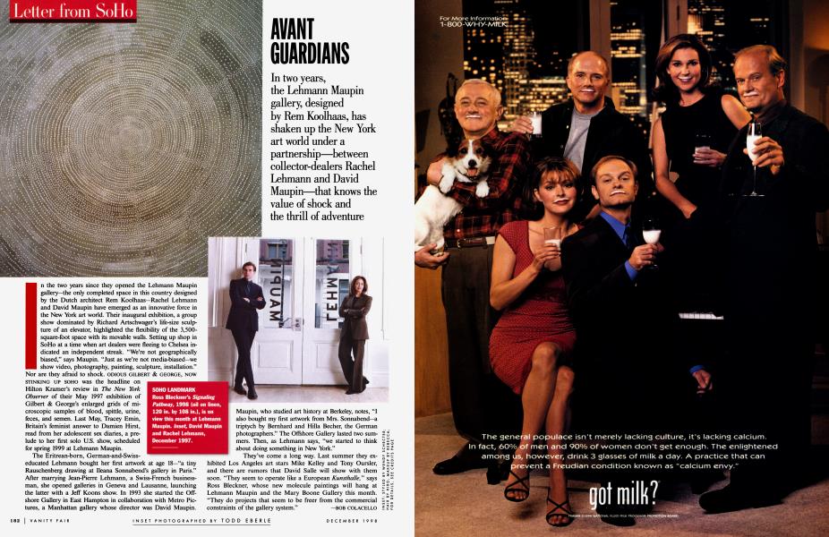 AVANT GUARDIANS | Vanity Fair | December 1998