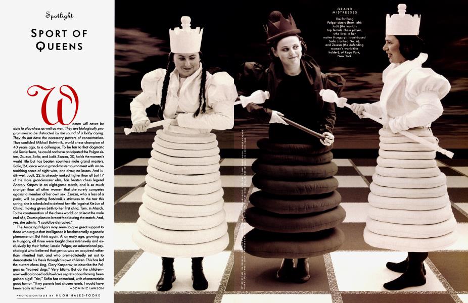 SPORT OF QUEENS | Vanity Fair | May 1999
