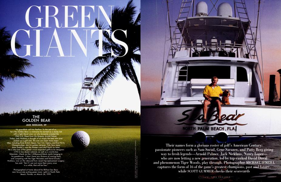 GREEN GIANTS | Vanity Fair | July 1999