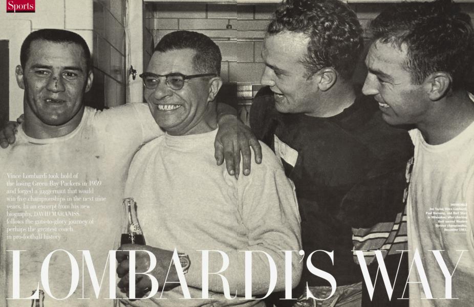 LOMBARDI'S WAY | Vanity Fair | September 1999