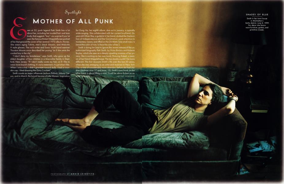 MOTHER OF ALL PUNK | Vanity Fair | November 1999