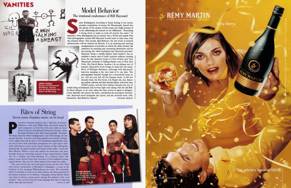 Model Behavior | Vanity Fair | December 2000