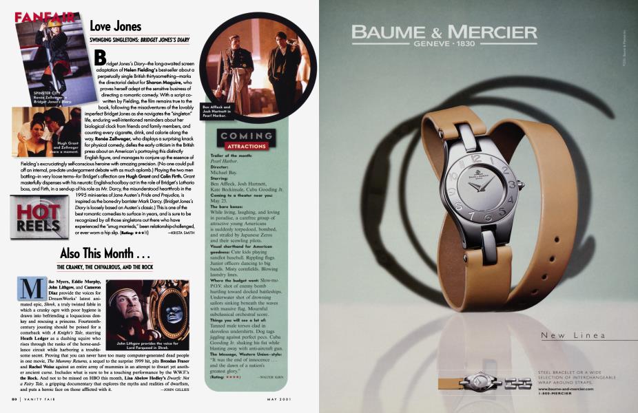Also This Month... | Vanity Fair | May 2001