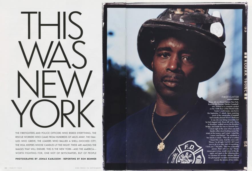 THIS WAS NEW YORK | Vanity Fair | November 2011