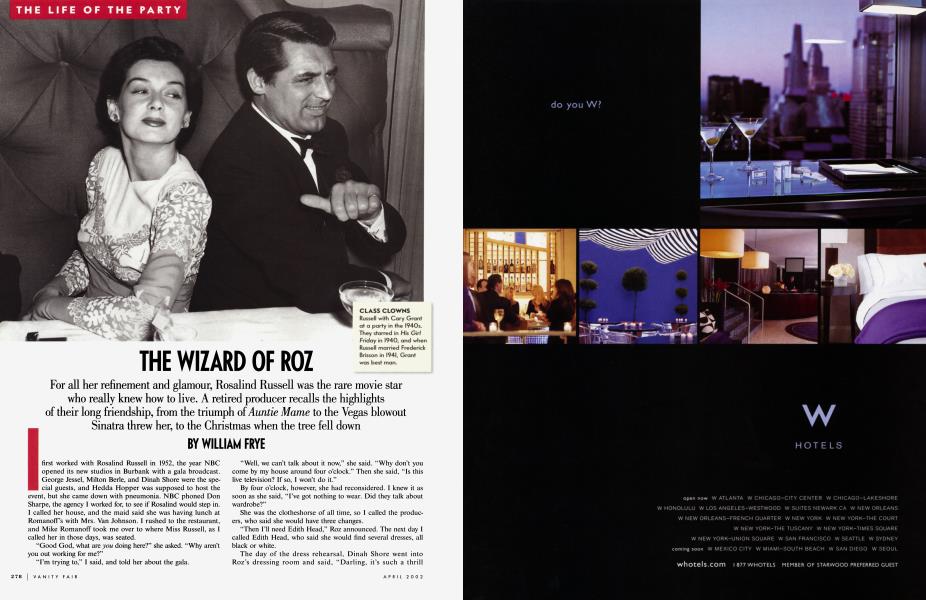 THE WIZARD OF ROZ | Vanity Fair | April 2002