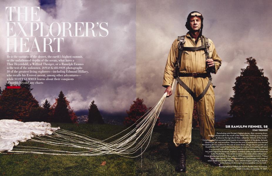 THE EXPLORER'S HEART | Vanity Fair | May 2002