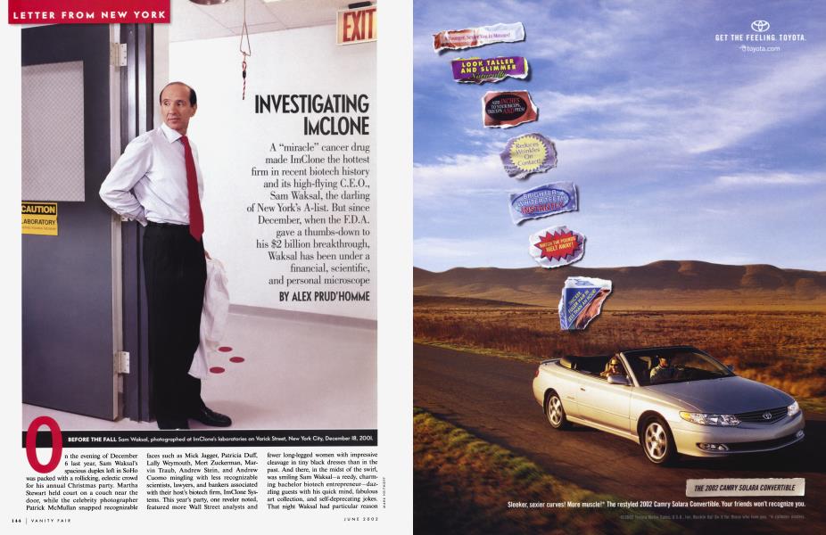 INVESTIGATING IMCLONE | Vanity Fair | June 2002