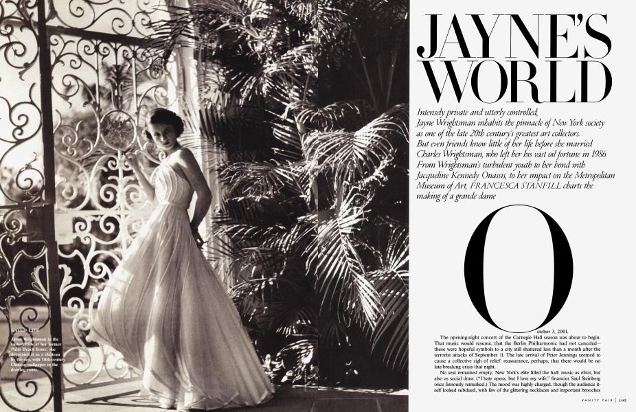JAYNE'S WORLD | Vanity Fair | January 2003