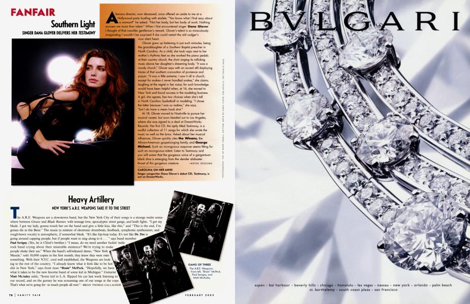 Southern Light | Vanity Fair | February 2003