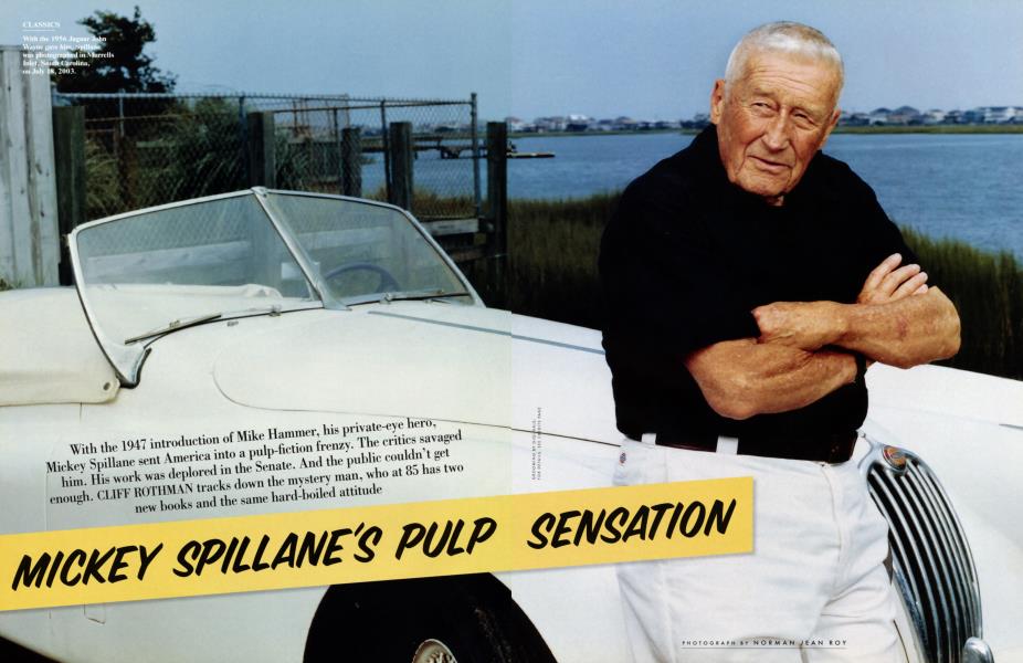 MICKEY SPILLANE'S PULP SENSATION | Vanity Fair | December 2003