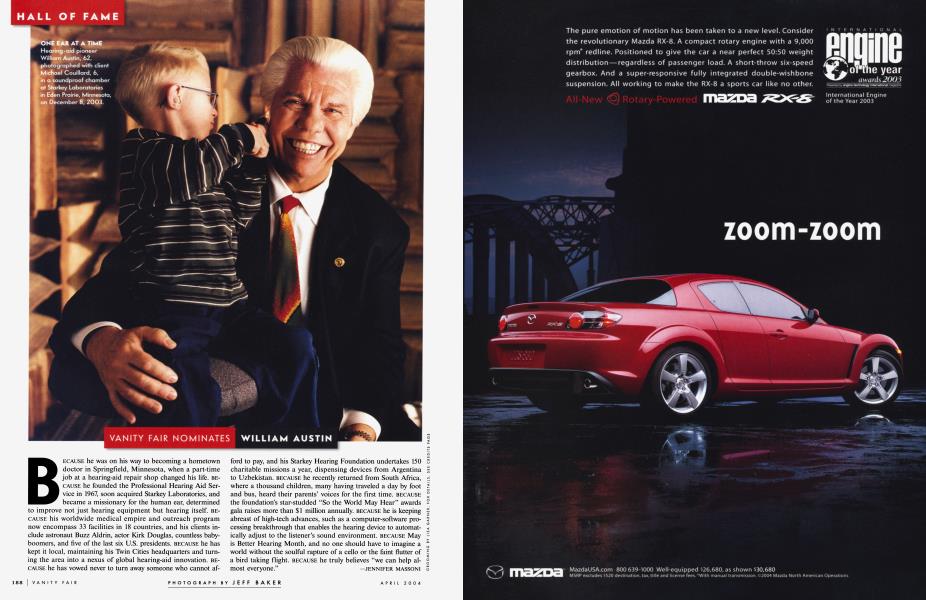 VANITY FAIR NOMINATES WILLIAM AUSTIN | Vanity Fair | April 2004