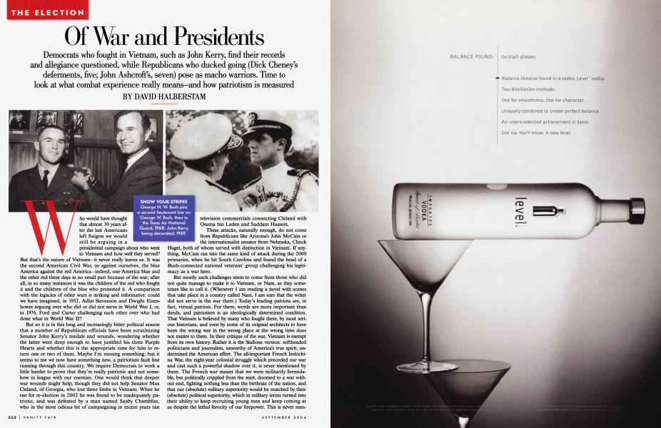 Of War and Presidents | Vanity Fair | September 2004