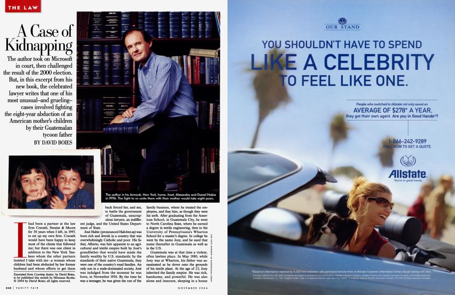 A Case of Kidnapping | Vanity Fair | November 2004