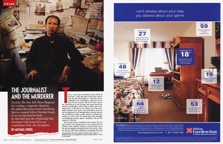THE JOURNALIST AND THE MURDERER | Vanity Fair | June 2005