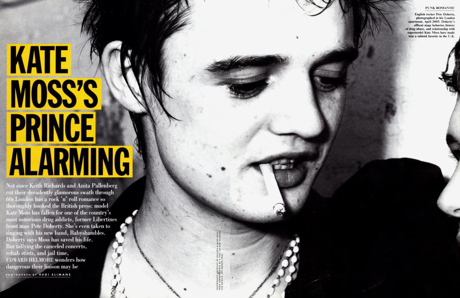 KATE MOSS'S PRINCE ALARMING | Vanity Fair | July 2005