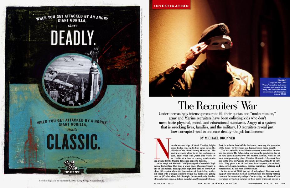 The Recruiters' War | Vanity Fair | September 2005