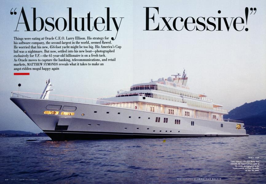 "Absolutely Excessive!" | Vanity Fair | October 2005