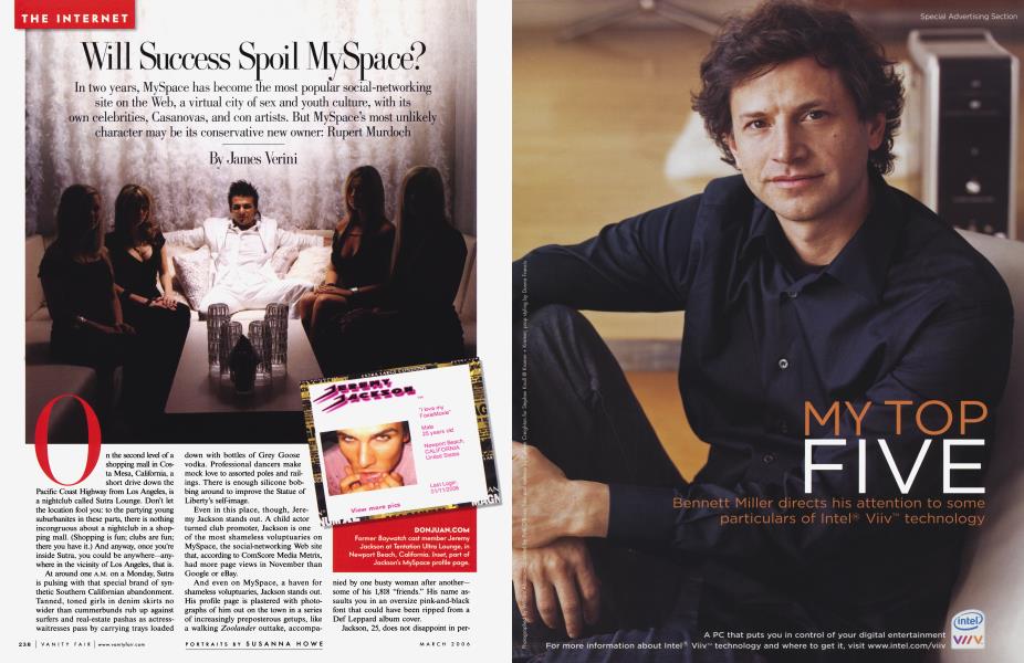 Will Success Spoil MySpace? | Vanity Fair | March 2006