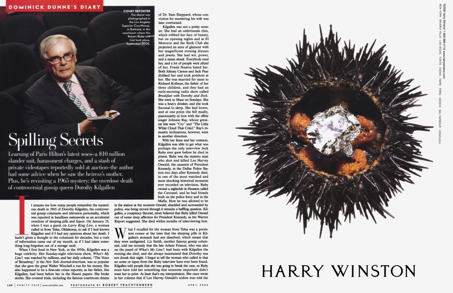 Spilling Secrets | Vanity Fair | April 2006