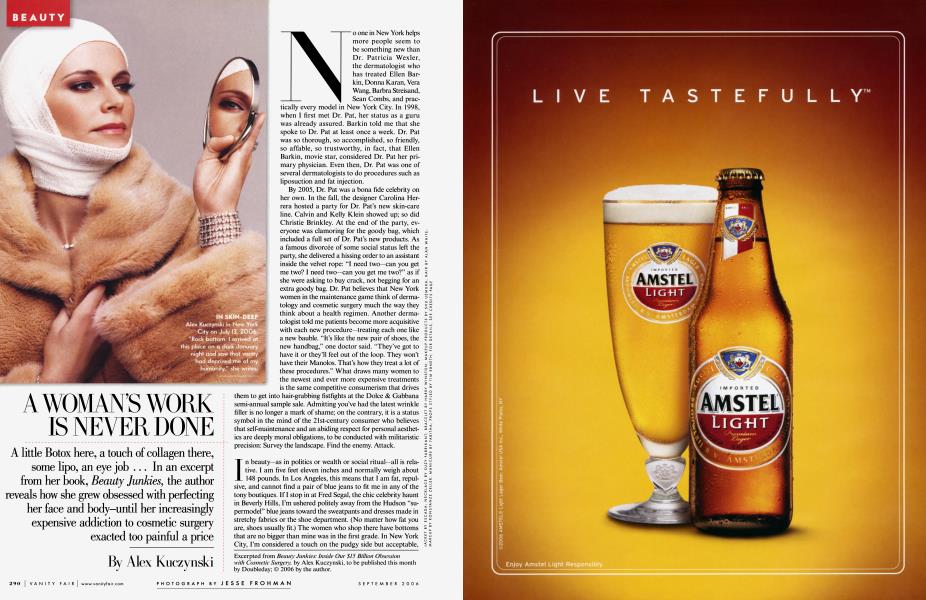 A WOMAN S WORK IS NEVER DONE | Vanity Fair | September 2006