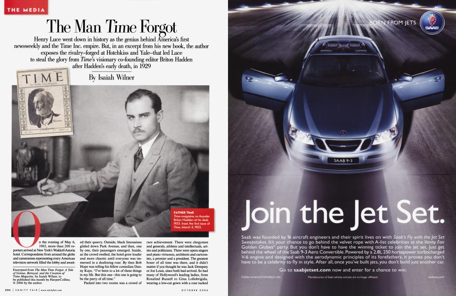 The Man Time Forgot | Vanity Fair | October 2006