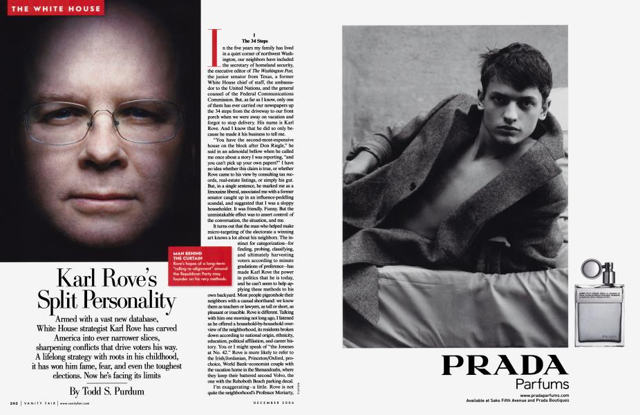 Karl Rove's Split Personality | Vanity Fair | December 2006