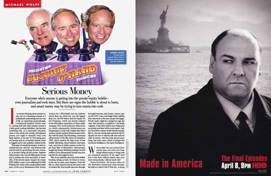Serious Money | Vanity Fair | May 2007