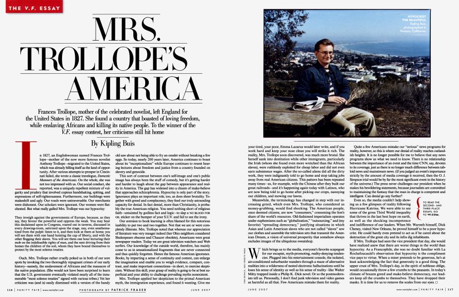 MRS. TROLLOPE'S AMERICA | Vanity Fair | June 2007