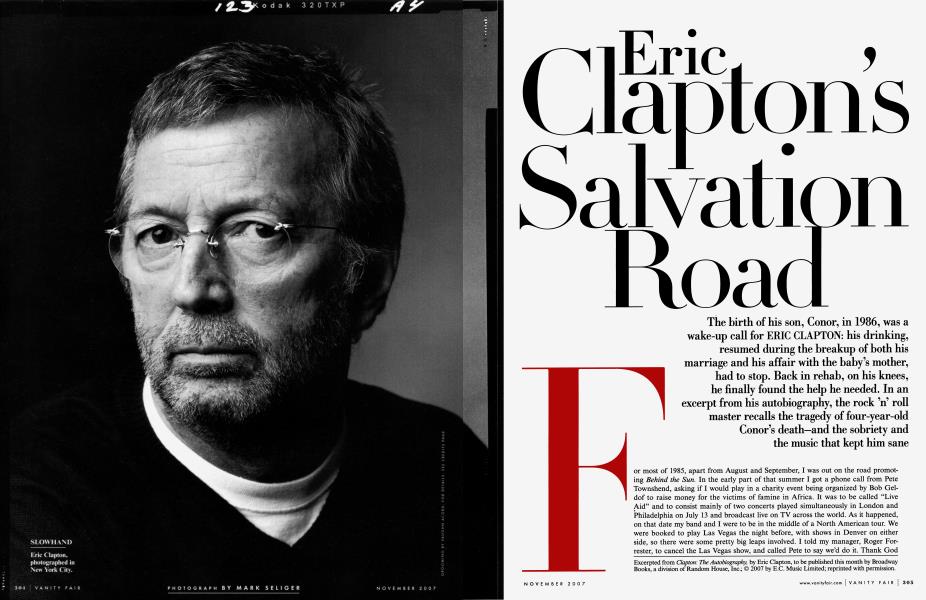 Eric Clapton's Salvation Road | Vanity Fair | November 2007
