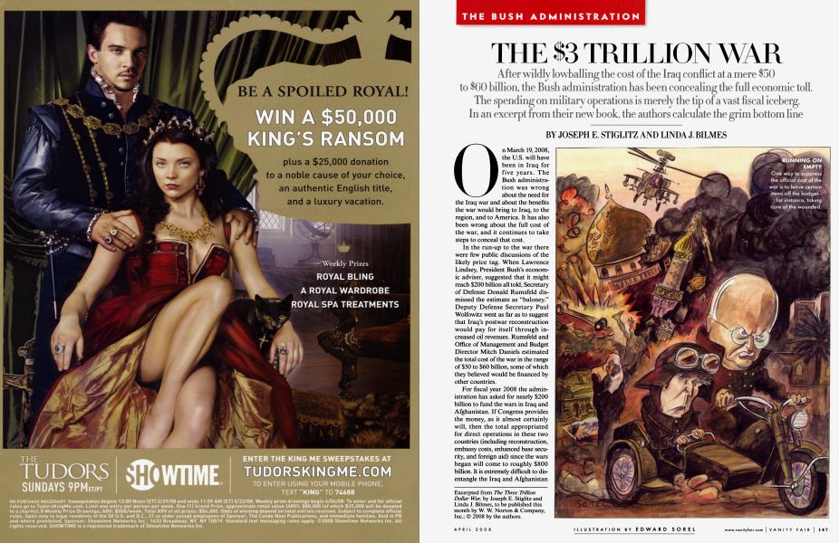 THE $3 TRILLION WAR | Vanity Fair | April 2008