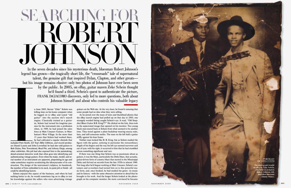 SEARCHING FOR ROBERT JOHNSON | Vanity Fair | November 2008