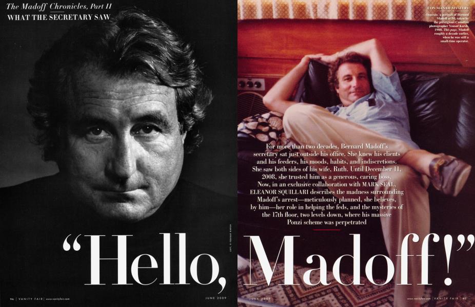 "Hello Madoff!" | Vanity Fair | June 2009