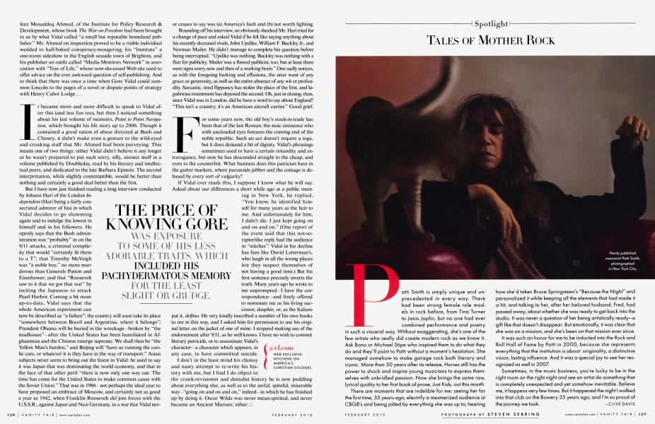 TALES OF MOTHER ROCK | Vanity Fair | February 2010
