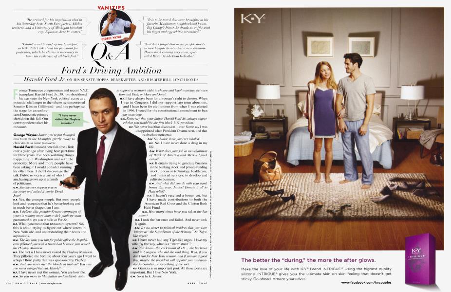 Q&A Ford's Driving Ambition | Vanity Fair | April 2010