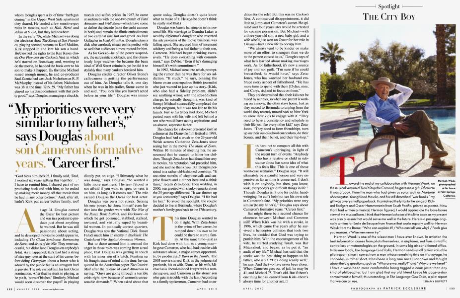 THE CITY BOY | Vanity Fair | April 2010