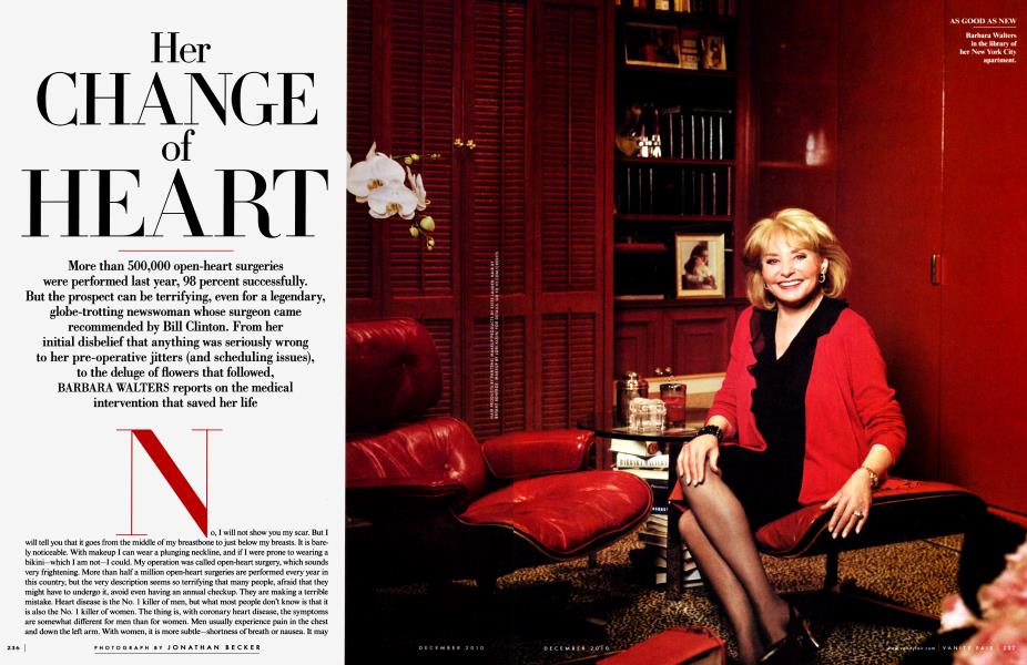 Her CHANGE of HEART | Vanity Fair | December 2010