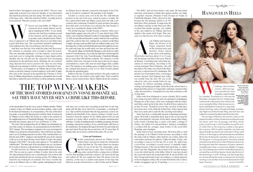 HANGOVER IN HEELS | Vanity Fair | May 2011