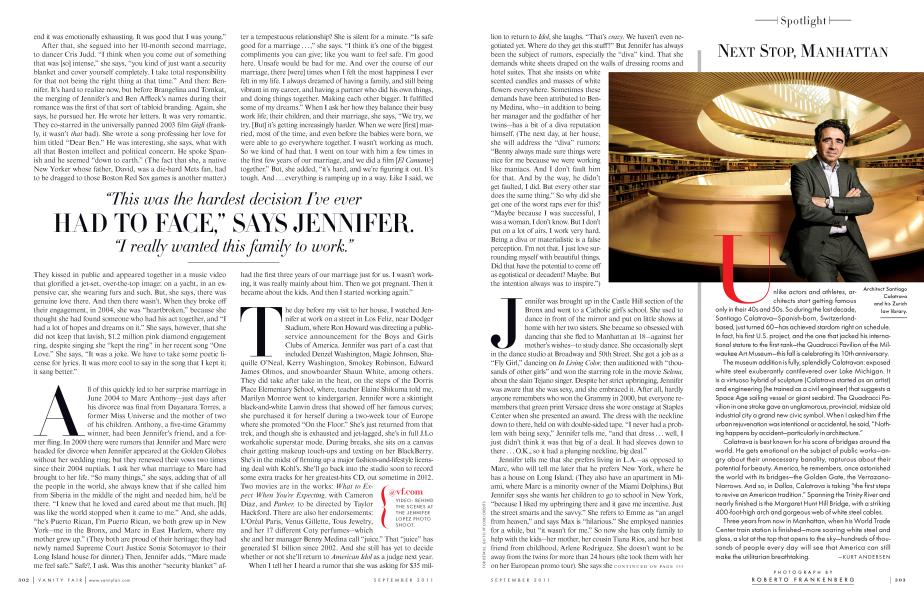 NEXT STOP, MANHATTAN | Vanity Fair | September 2011