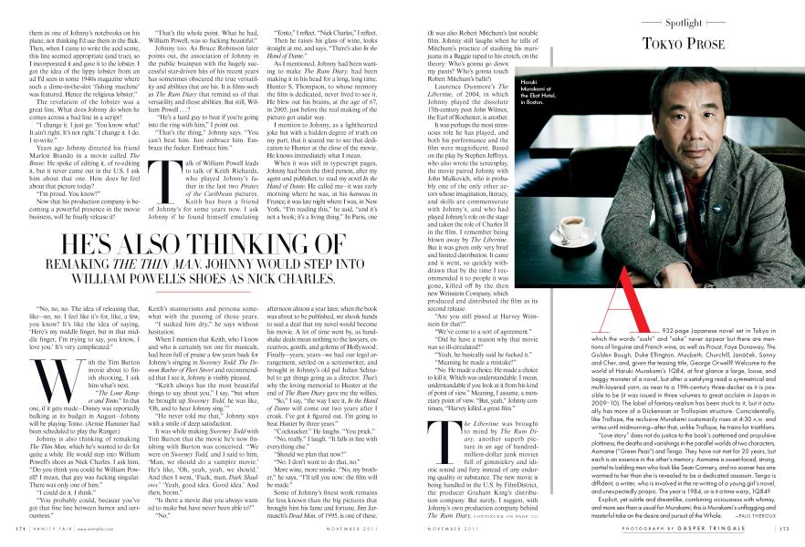 TOKYO PROSE | Vanity Fair | November 2011